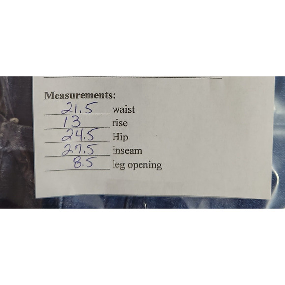 Gloria Vanderbilt Womens Amanda Jeans Plus Size 22W Petites Dark Wash Stretch - Picture 9 of 9